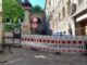 Fassadenschaden am Römertor führt zu Sperrungen von Straße und Zufahrt
