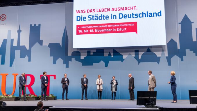 Städte fordern von Bund und Ländern schnelle Entscheidungen zur Entlastung der Kommunen